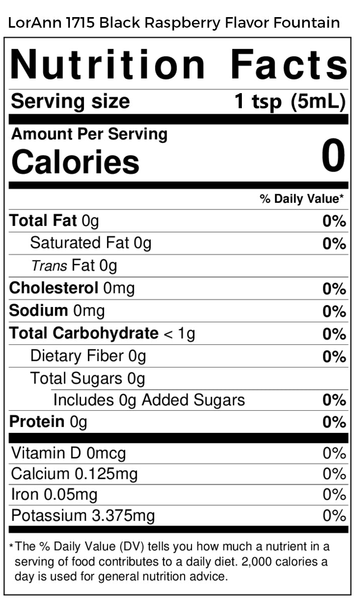 Black Raspberry Flavor Fountain - 4 oz. - 32 oz. - Ice Cream and Beverage Flavors - LorAnn Oils - Canadian Distribution - Ships Free Within Canada on Orders Above CAD $199