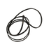 Choice WE12X82CM Dryer Drum Belt (replaces WG03F00846) - XPart Supply Ltd.