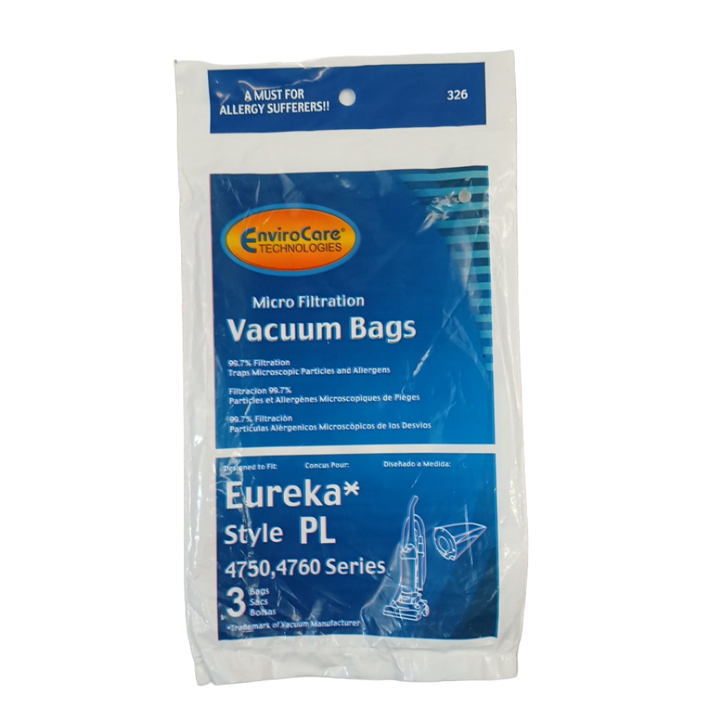 62389 Vacuum Bag, Style PL Micro Filtration 3pk - XPart Supply