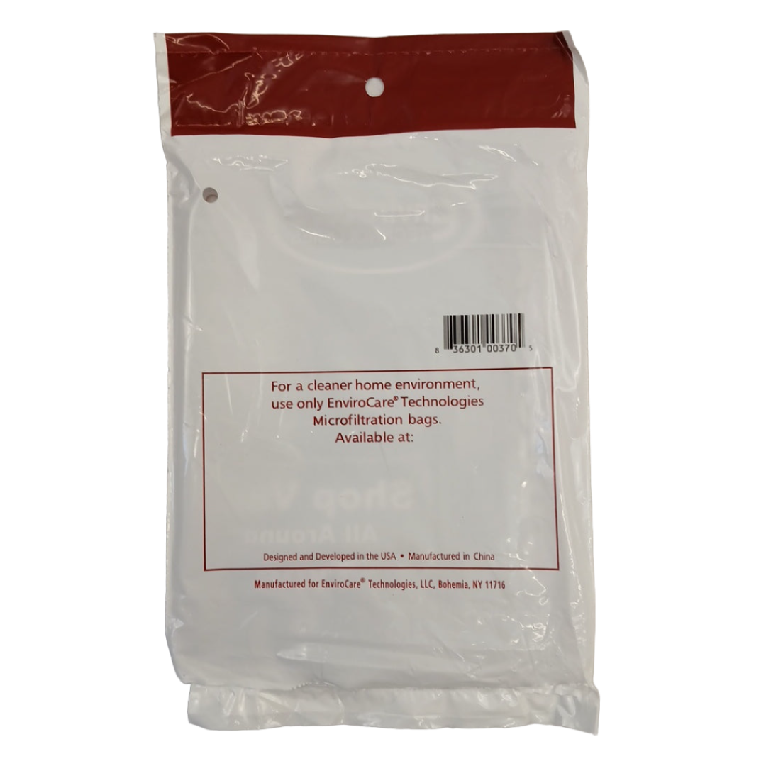9066800 Vacuum Bag, Type B Paper Dust Bag 3pk - XPart Supply