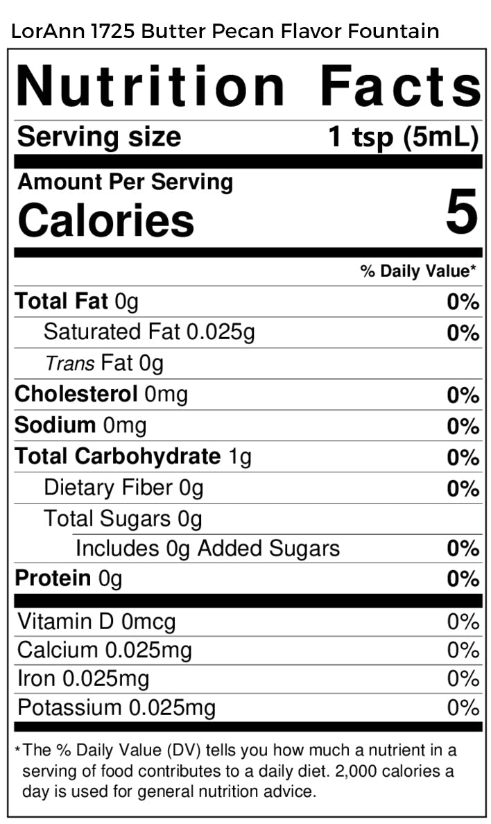 Butter Pecan Flavor - 4 oz. - 32 oz. - Ice Cream and Beverage Flavors - LorAnn Oils - Canadian Distribution - Ships Free Within Canada on Orders Above CAD $199