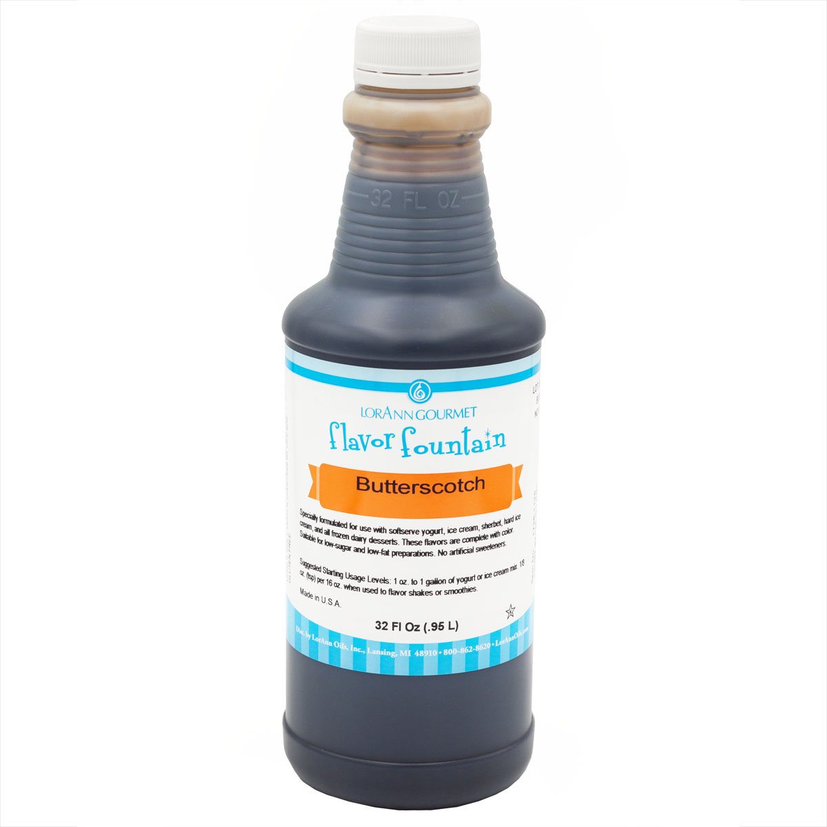 Butterscotch Flavor - 4 oz. - 32 oz. - Ice Cream and Beverage Flavors - LorAnn Oils - Canadian Distribution - Ships Free Within Canada on Orders Above CAD $199