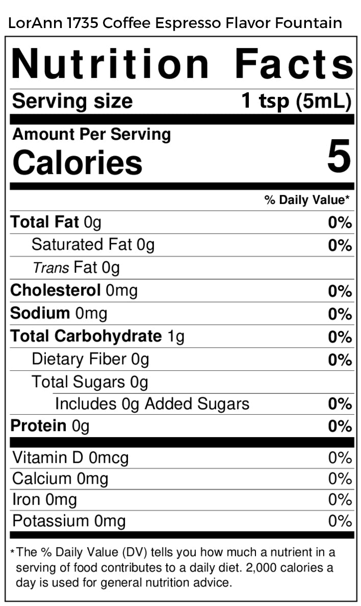 Coffee Espresso Flavor - 4 oz. - 32 oz. - Ice Cream and Beverage Flavors - LorAnn Oils - Canadian Distribution - Ships Free Within Canada on Orders Above CAD $199