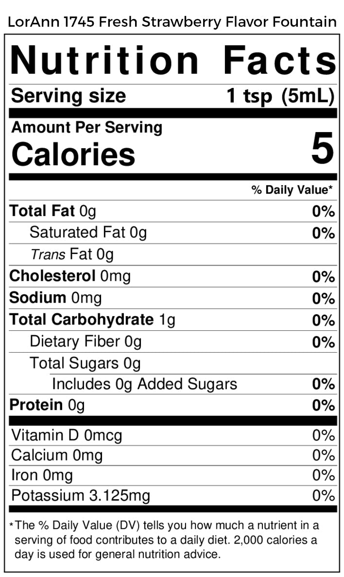 Fresh Strawberry Flavor - 4 oz. - 32 oz. - Ships Free Within Canada on Orders Above CAD $199