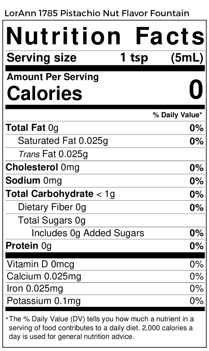 Pistachio Nut Flavor - 4 oz. - 32 oz. - Ice Cream and Beverage Flavors - LorAnn Oils - Canadian Distribution - Ships Free Within Canada on Orders Above CAD $199
