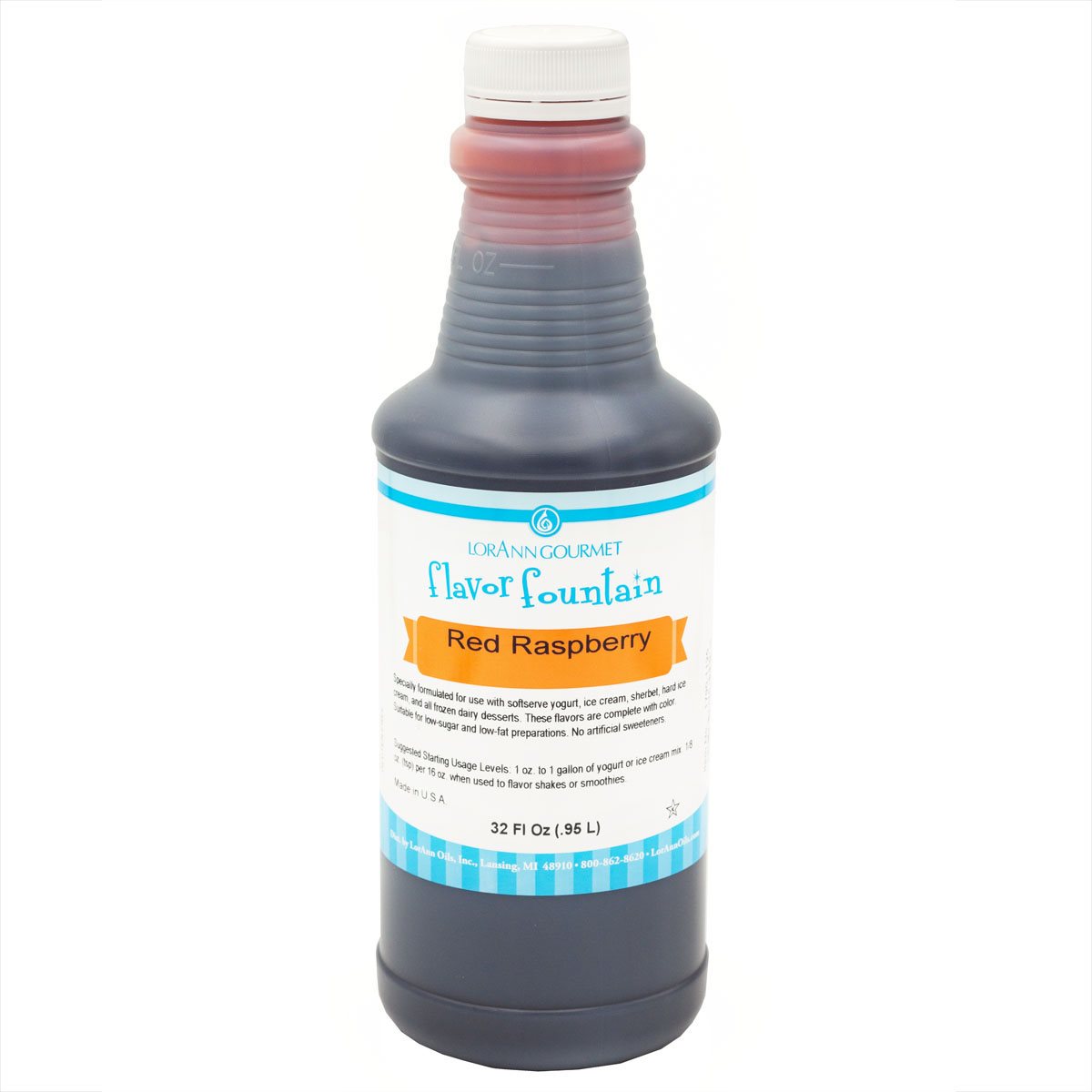 Red Raspberry Flavor - 4 oz. - 32 oz. - Ice Cream and Beverage Flavors - LorAnn Oils - Canadian Distribution - Ships Free Within Canada on Orders Above CAD $199