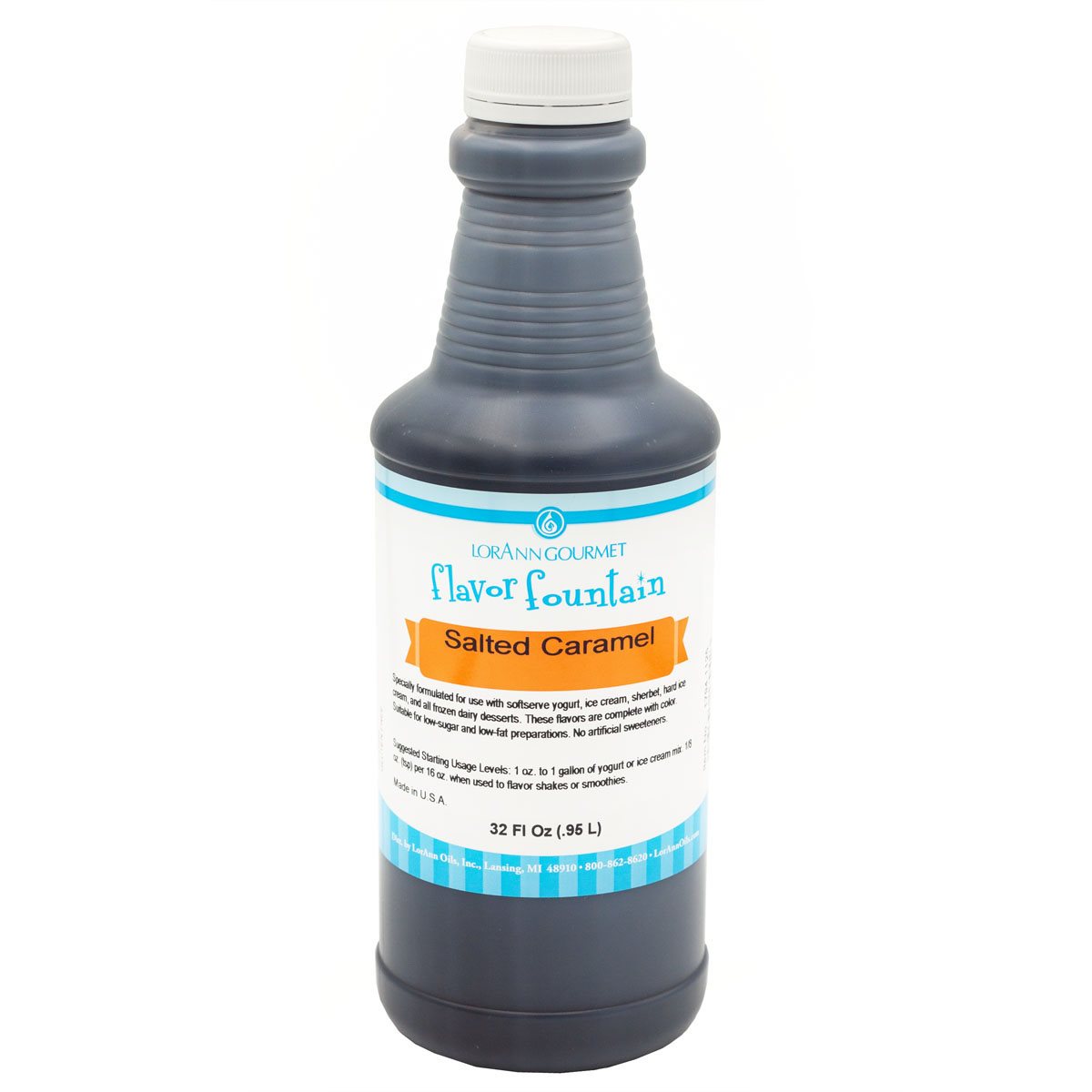 Salted Caramel Flavor - 4 oz. - 32 oz. - Ice Cream and Beverage Flavors - LorAnn Oils - Canadian Distribution - Ships Free Within Canada on Orders Above CAD $199