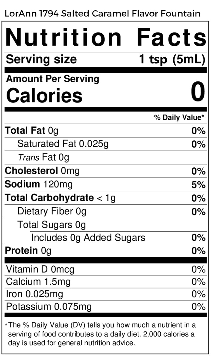 Salted Caramel Flavor - 4 oz. - 32 oz. - Ice Cream and Beverage Flavors - LorAnn Oils - Canadian Distribution - Ships Free Within Canada on Orders Above CAD $199