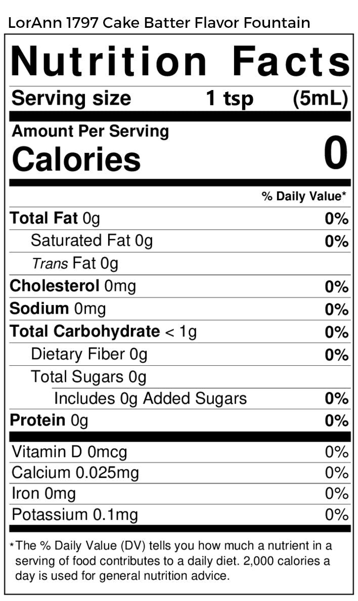 Cake Batter (White) Flavor - 4 oz. - 32 oz. - Ice Cream and Beverage Flavors - LorAnn Oils - Canadian Distribution - Ships Free Within Canada on Orders Above CAD $199