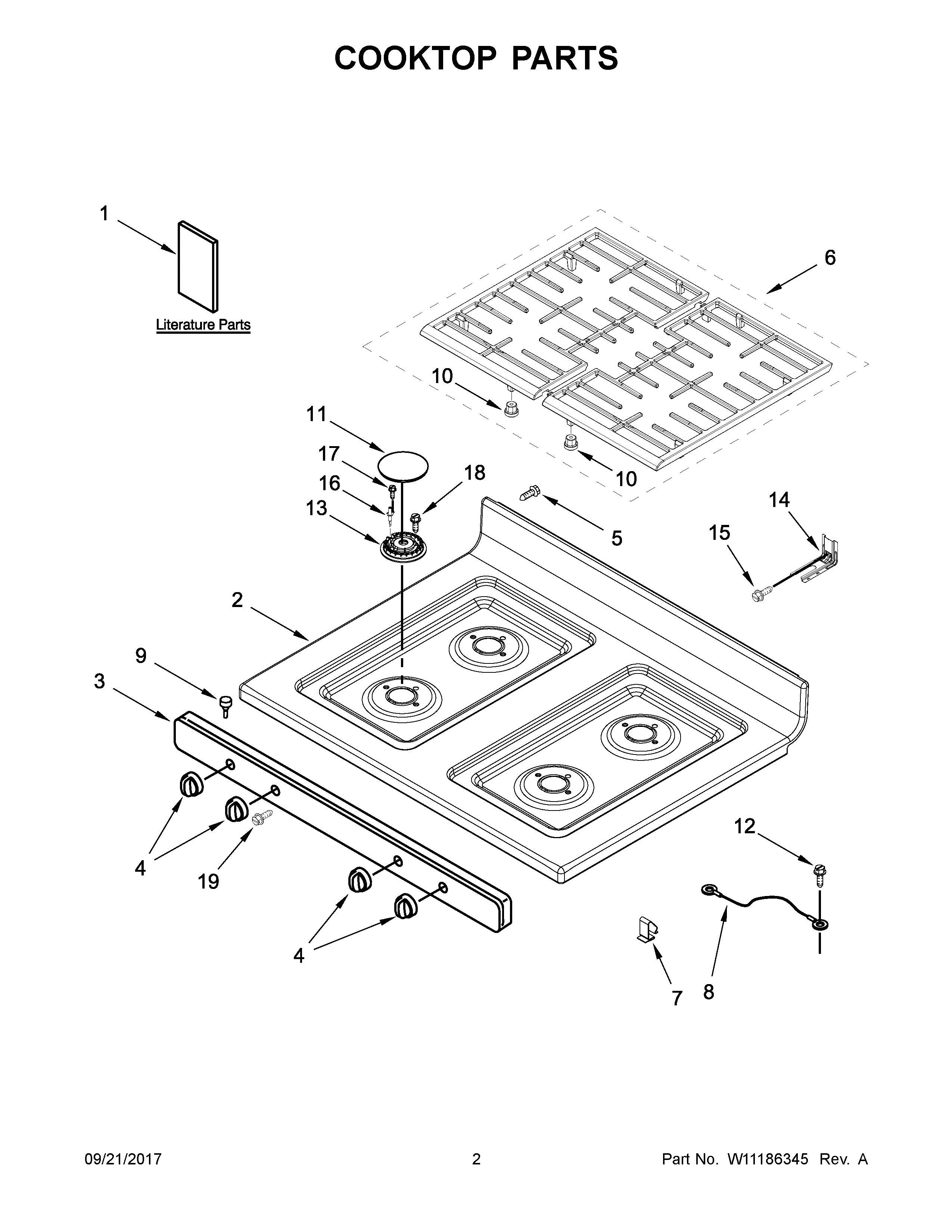 WPW10515459 Range Oven Surface Burner Ignitor - XPart Supply Ltd.