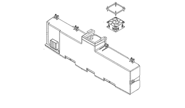 Fresh Food Evaporator Cover w/ Deli Fan