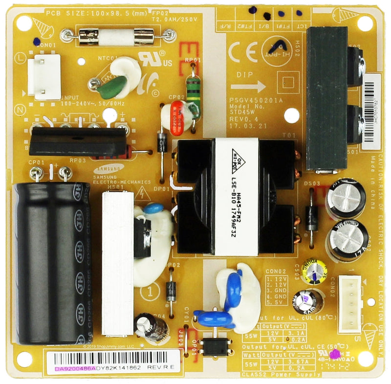 DA92-00486A Refrigerator Control Board