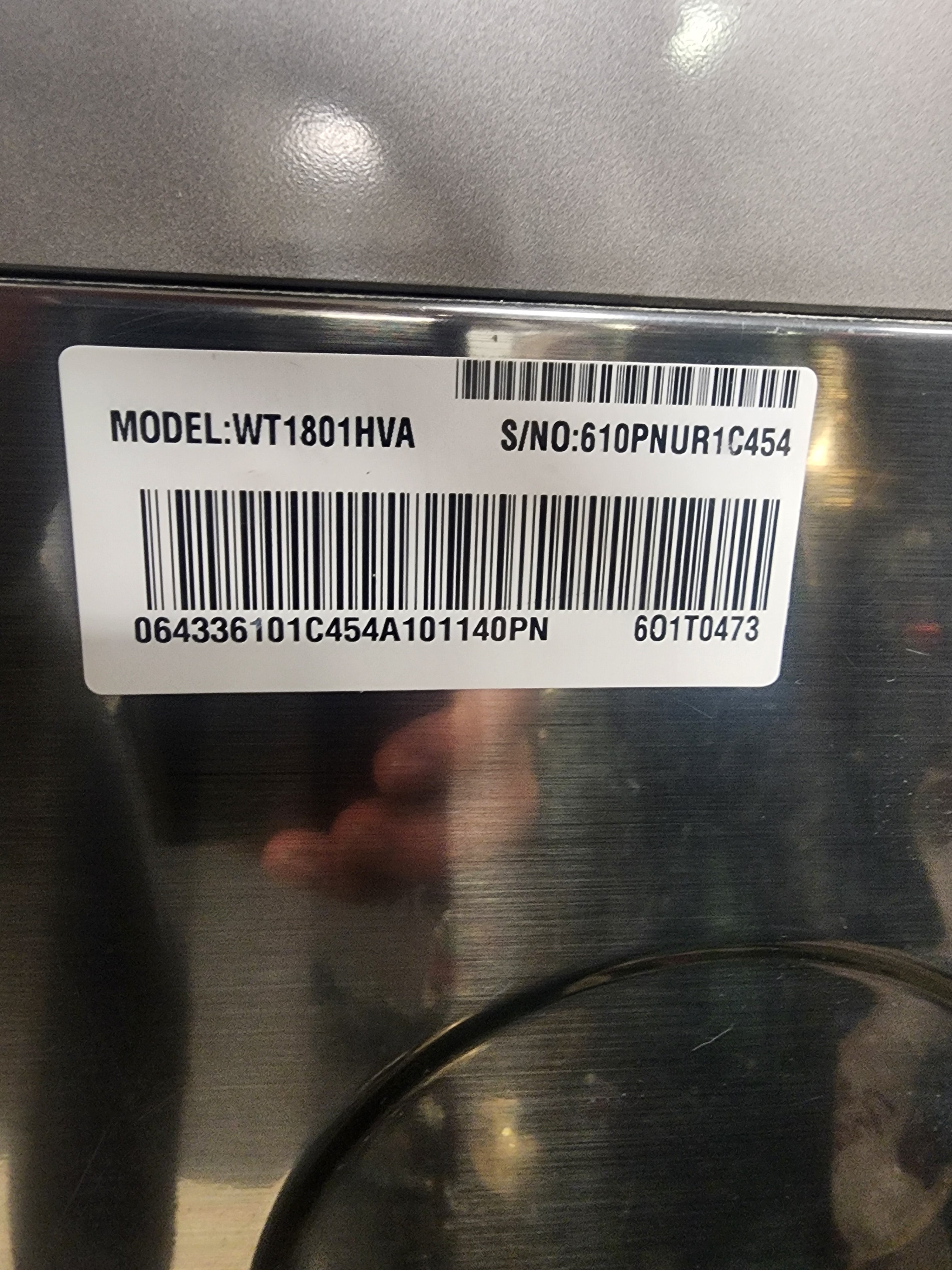 LG Washer, Top Load - WT1801HVA