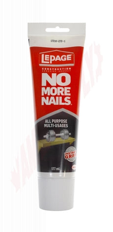 02001-0 No More Nails All Purpose Construction Adhesive, 177mL - XPart Supply