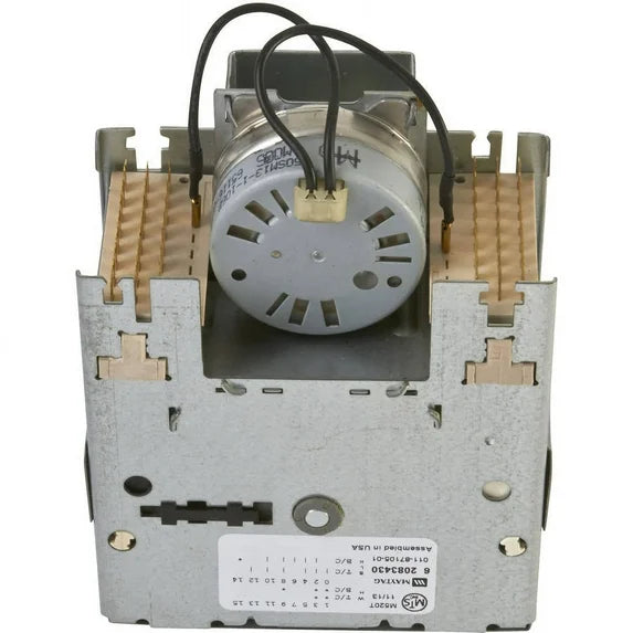 22001252 washer timer replacement by XPart Supply Ltd metal component with wiring and connector pins