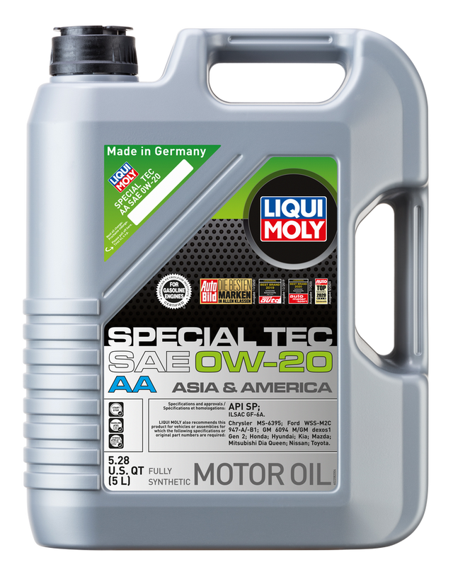 2208 LIQUI MOLY 5L Special Tec AA Motor Oil 0W20 - XPart Supply