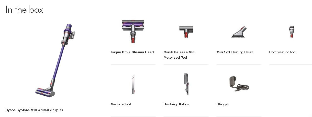 Cyclone V10 Animal Cordless Stick Vacuum Cleaner Part 226319-01 - XPart Supply