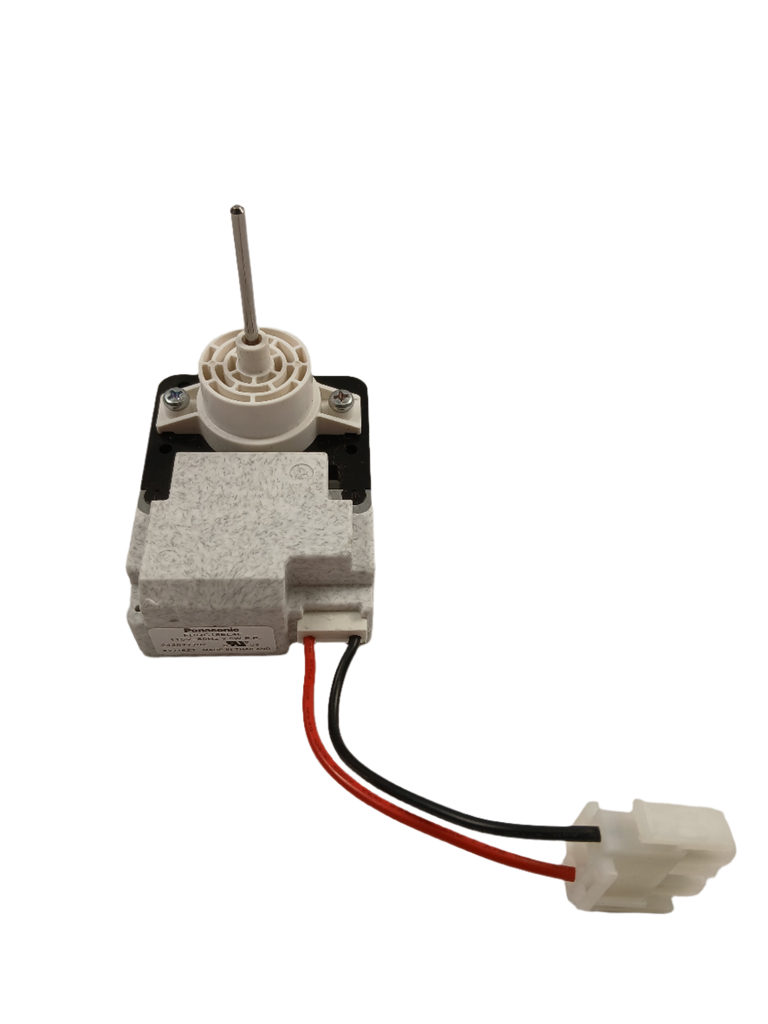 242077705 refrigerator evaporator fan motor with wiring harness and white connector by XPart Supply