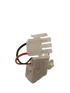XPart Supply 242077705 refrigerator evaporator fan motor with wiring connector and mounting bracket