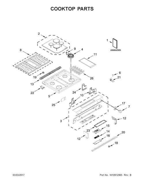 W11100513 Oven Electronic Control Board