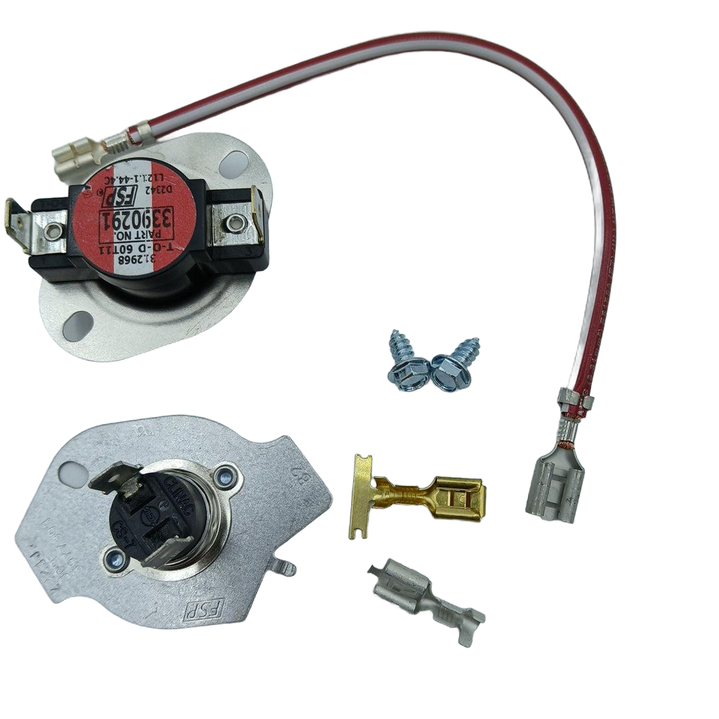XPart Supply 279816 dryer thermal fuse kit with multiple fuse components and connectors for dryer safety