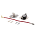 XPart Supply 279816 dryer thermal fuse kit including fuse, wire, and mounting hardware on black background