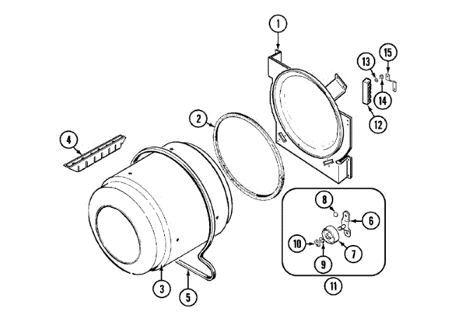Whirlpool Dryer Drum Belt 341241 (replaces WPW10112954, W10112954, 8066065)