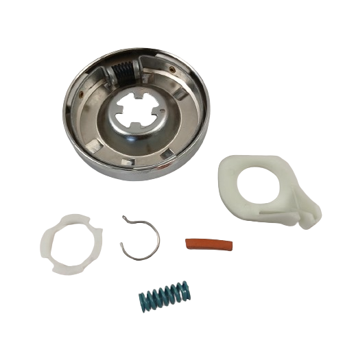 285785 washing machine clutch repair kit including metal clutch plate, spring, and plastic components