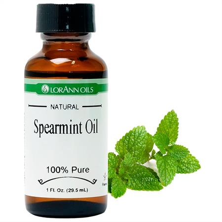 Spearmint Oil Natural - Food Grade Essential Oils 1 oz., 16 oz., 1 Gallon - Ships Free Within Canada on Orders Above CAD $199