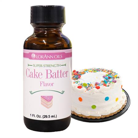 Cake Batter Flavoring - Super Strength Flavor 1 oz., 16 oz., 1 Gallon, 5 Gallons - Ships Free Within Canada on Orders Above CAD $199