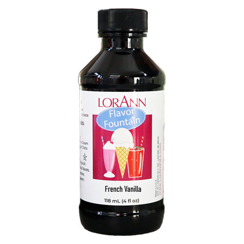 French Vanilla Flavor Fountain - 4 oz. - 32 oz. - Ice Cream and Beverage Flavors - LorAnn Oils - Canadian Distribution - Ships Free Within Canada on Orders Above CAD $199