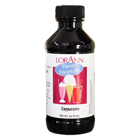 Cappuccino Flavor Fountain - 4 oz. - 32 oz. - Ice Cream and Beverage Flavors - LorAnn Oils - Canadian Distribution - Ships Free Within Canada on Orders Above CAD $199