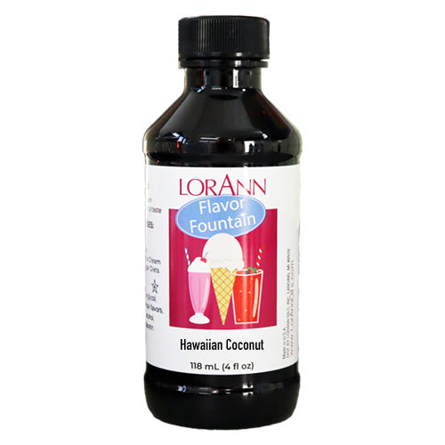Hawaiian Coconut Flavor - 4 oz. - 32 oz. - Ice Cream and Beverage Flavors - LorAnn Oils - Canadian Distribution - Ships Free Within Canada on Orders Above CAD $199