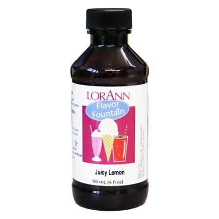 Juicy Lemon Flavor Fountain - 4 oz. - 32 oz. - Ice Cream and Beverage Flavors - LorAnn Oils - Canadian Distribution - Ships Free Within Canada on Orders Above CAD $199