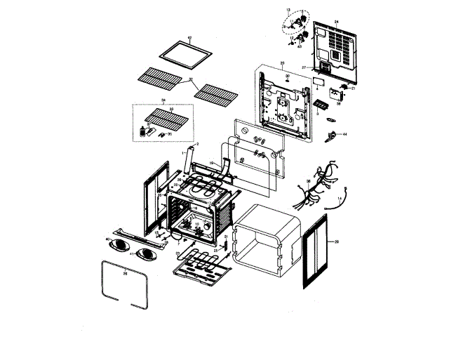DG67-00011B Range Convection Fan Blade, Lower (Convection Fan Blade, Oven Fan Blade, Lower Fan Blade)