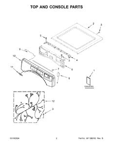 W11109749 Dryer Harness Wire