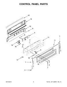 W10903065 Oven Switch Memb - XPart Supply