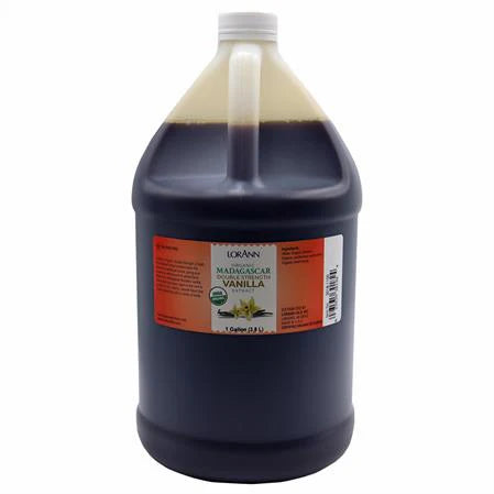 Organic 2-Fold Madagascar Vanilla Bean Extract - 4 oz. - 16 oz. - One Gallon - Ships Free Within Canada on Orders Above CAD $199