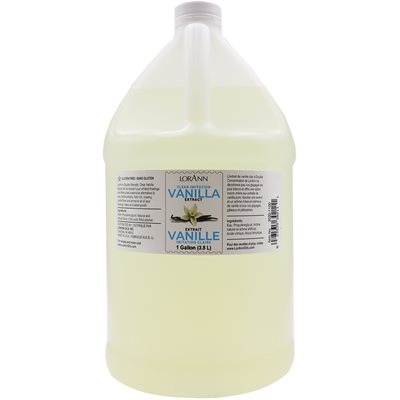 Clear Vanilla Extract (Imitation) - 4 oz. - 16 oz. - 1 Gallon - 5 Gallons - Ships Free Within Canada on Orders Above CAD $199