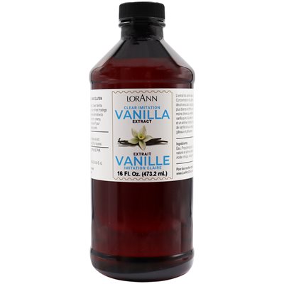 Clear Vanilla Extract (Imitation) - 4 oz. - 16 oz. - 1 Gallon - 5 Gallons - Ships Free Within Canada on Orders Above CAD $199
