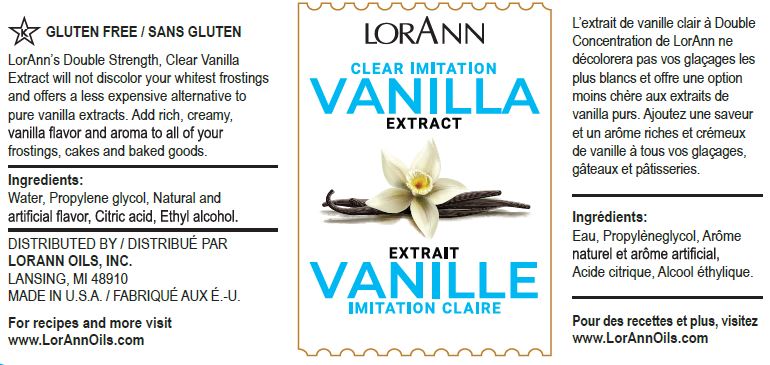 Clear Vanilla Extract (Imitation) - 4 oz. - 16 oz. - 1 Gallon - 5 Gallons - Ships Free Within Canada on Orders Above CAD $199