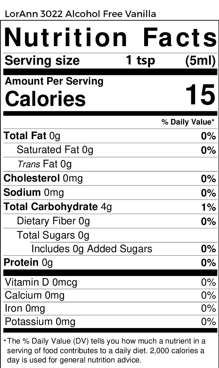 Alcohol-Free, Natural, Vanilla - 4 oz. - 16 oz. - 1 Gallon - 5 Gallons - Ships Free Within Canada on Orders Above CAD $199