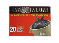 Black Garbage Bags, 31" x 42"