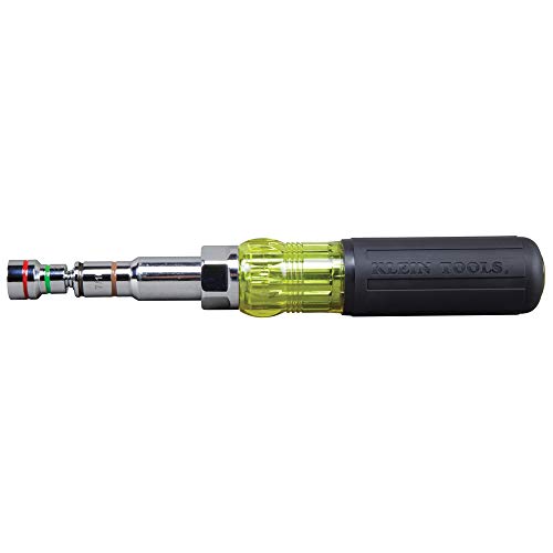 Tools 32807MAG 7-in-1 Nut Driver, Magnetic Driver with SAE Hex Nut Sizes and Spring Coil Bits, Heavy-Duty Handle for Added Torque - XPart Supply
