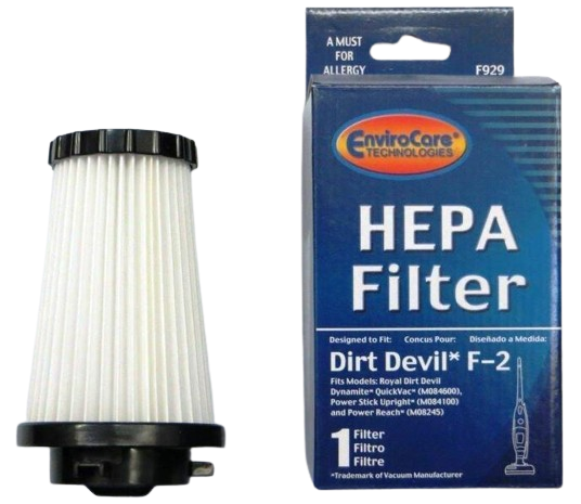 F929 Royal Dirt Devil Filter F2, HEPA Type - XPart Supply