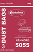 Kenmore Vacuum Paper Bags, 5055 C5 Panasonic Canister 3Pk Generic Part 136SW - XPart Supply