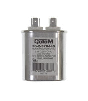 Rotom HVAC Run Capacitor 36-2-370440 - Oval, 2MFD, 370/440V