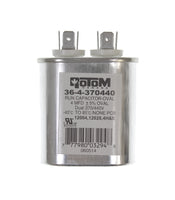 Rotom HVAC Run Capacitor 36-4-370440 — Oval, 4MFD, 370/440V