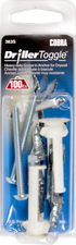3/16"x2" DrillerToggle Wall Anchor w/ Bolts (2 Pack)