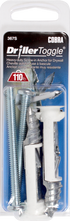 1/4"x3" DrillerToggle Wall Anchor w/ Bolts (2 Pack)